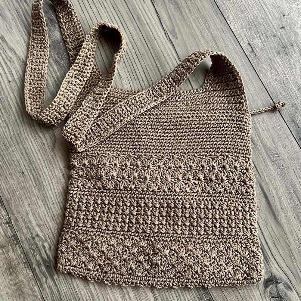 David Jones Crochet Style Bag Crossbody